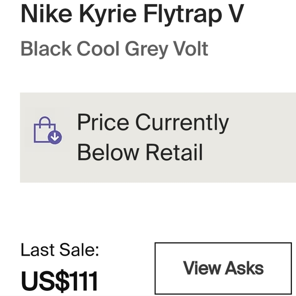 Nike Kyrie Flytrap Cool Grey Men's 10 1/2 - Picture 3 of 5